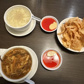 Panda Garden - Egg drop soup, hot & sour soup, fried wonton - Chinese Near Me - San Marcos, California Panda Garden - Egg drop soup, hot & sour soup, fried wonton - Chinese Near Me - San Marcos, California