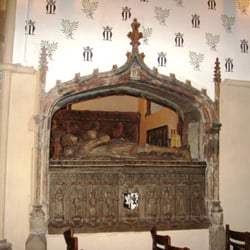 Llandaff Cathedral - Tomb of Christopher Mathew (d.1500) and Elizabeth Mathew (d. 1523)