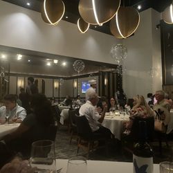 This is the main dining room with the celebration balloons that the birthday person takes home with them.
