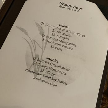 Harvest Bar + Kitchen - Happy Hour Specials - Pizza Near Me - Columbus, Ohio Harvest Bar + Kitchen - Happy Hour Specials - Pizza Near Me - Columbus, Ohio