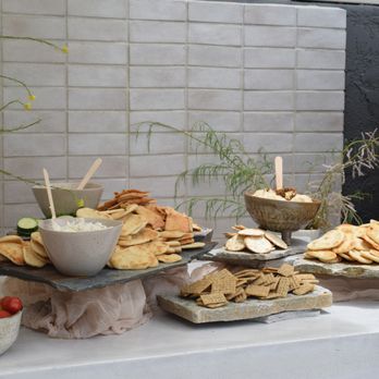 Sunny Celebration - Grazing Station with our signature Stone servingware - Party & Event Planning Near Me Sunny Celebration - Grazing Station with our signature Stone servingware - Party & Event Planning Near Me