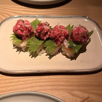 Sushi San - Wagyu Tartare Crispy Rice - Sushi Bars Near Me - Nashville, Tennessee Sushi San - Wagyu Tartare Crispy Rice - Sushi Bars Near Me - Nashville, Tennessee