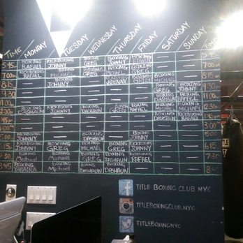 TITLE Boxing Club - Use the app to know the most up to date schedule. - Trainers Near Me - New York, New York TITLE Boxing Club - Use the app to know the most up to date schedule. - Trainers Near Me - New York, New York