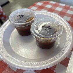 Harris Bar-B-Que - Hot and Mild BBQ sauce