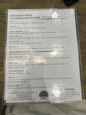 Menu photo 2 Farm And Oak Henrico, VA