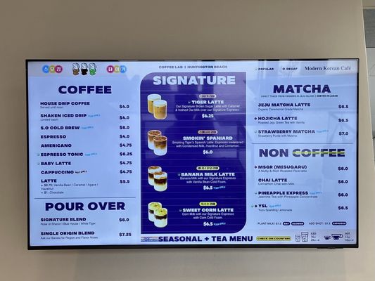 Menu photo 8 Smoking Tiger Coffee Lab Huntington Beach, CA