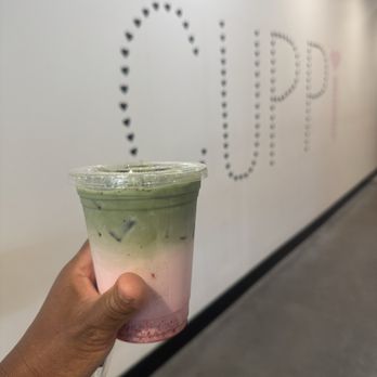 Cuppi Coffee - Strawberry matcha - Desserts Near Me - Alexandria, Virginia
