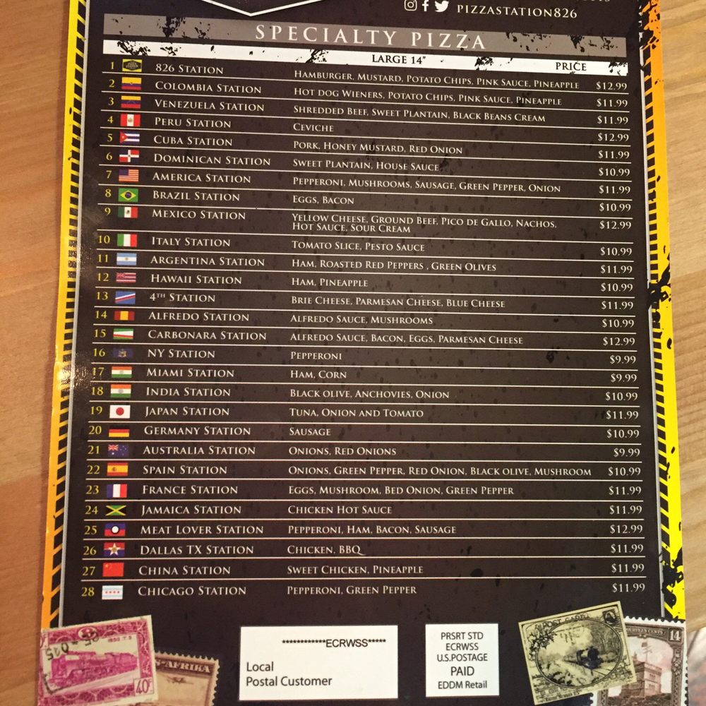 Pizza Station 826 - Pizza Near Me - Hialeah, Florida Pizza Station 826 - Pizza Near Me - Hialeah, Florida