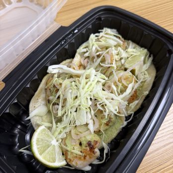 Fins n Wings - Shrimp tacos with corn tortilla - Chicken Wings Near Me - Orange, California