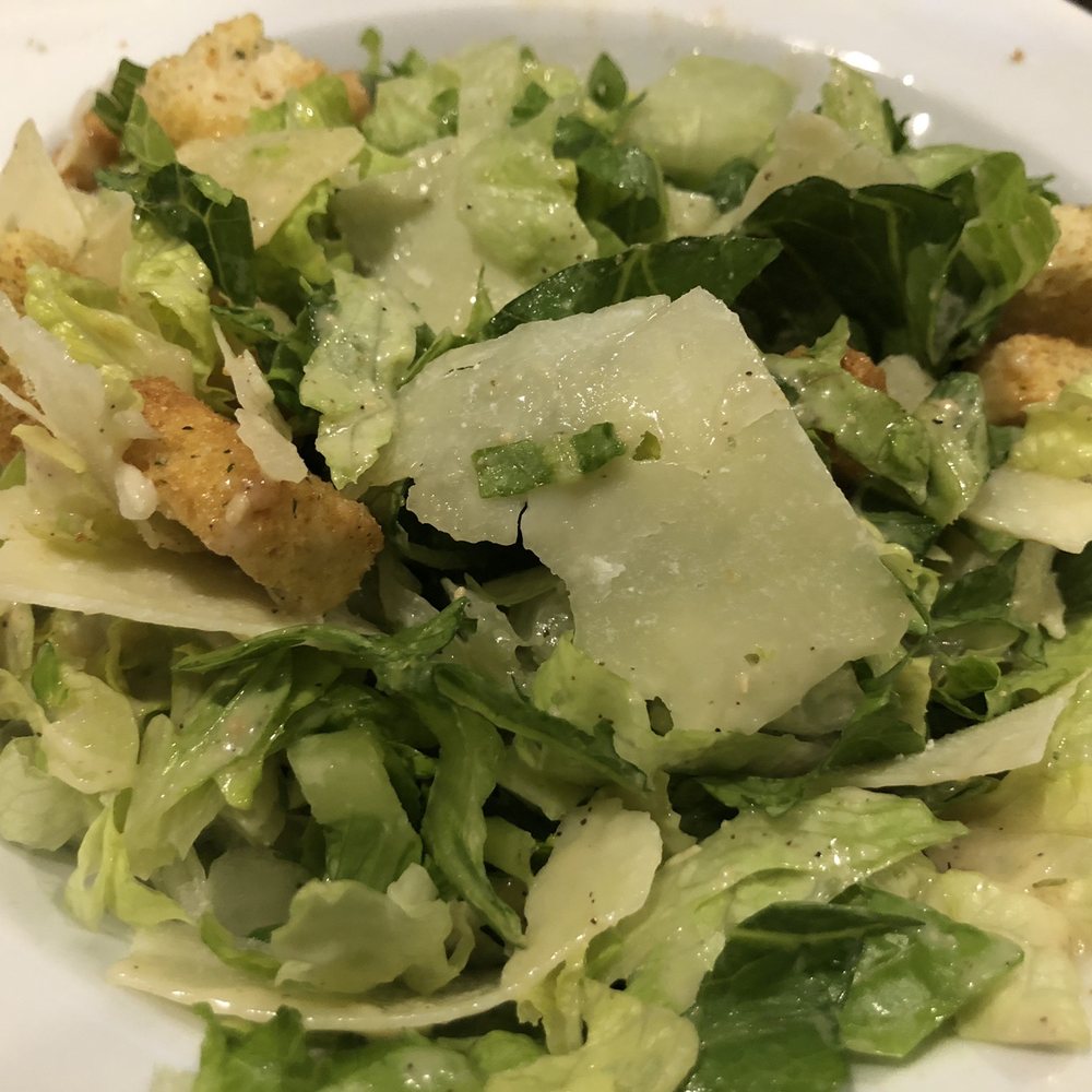 CJ Finz - Caesar salad as a side instead of fries - Seafood Near Me - Manassas, Virginia