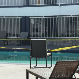 The pool! Was somebody murdered?