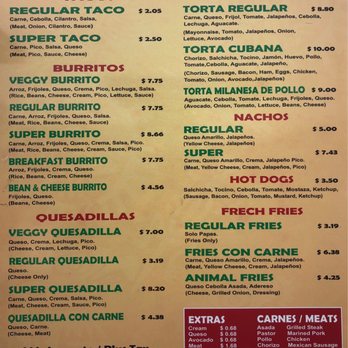 Tacos Los Hernandez - Menu - Food Trucks Near Me - Oakland, California Tacos Los Hernandez - Menu - Food Trucks Near Me - Oakland, California