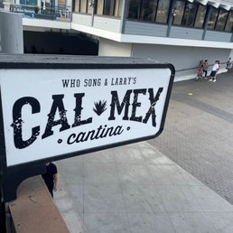 Exterior outside entrance of Cal Mex Cantina - Parking is just past this sign. - Redondo Beach, California Exterior outside entrance of Cal Mex Cantina - Parking is just past this sign. - Redondo Beach, California