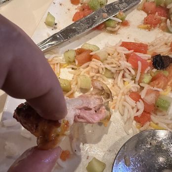 Shalizaar - There is blood in the chicken and it is not cooked right. Once I got to the bone the blood was coming out - Persian/Iranian Near Me - Belmont, California