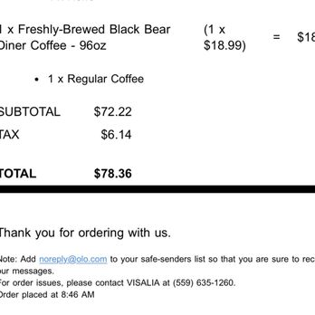 Black Bear Diner Visalia - Spent $78 for cold food. - American Near Me - Visalia, California Black Bear Diner Visalia - Spent $78 for cold food. - American Near Me - Visalia, California
