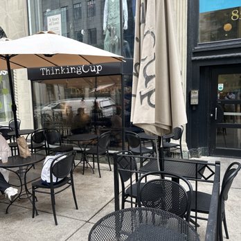 Thinking Cup - Outside with seating - Coffee & Tea Near Me - Boston, Massachusetts