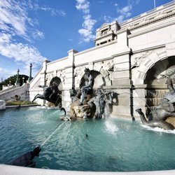 Washington Photo Safari - The Court Of Neptune Fountain At Library Of congress.