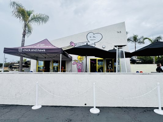 Chick & Hawk by null