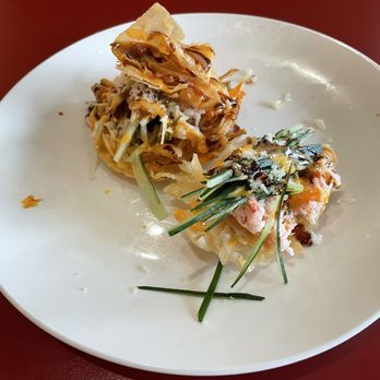 Ninja Japanese Steakhouse Express - Korean pancake and a creation for me. - Japanese Near Me - Lincoln, Maine