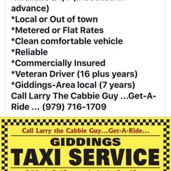 Giddings Taxi And Delivery Services