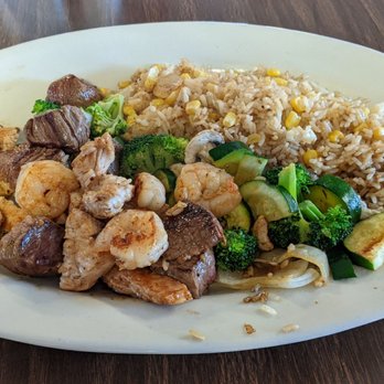 Old House Cafe - Hibachi Grill with chicken, steak, shrimp and very little soy sauce. - Cafes Near Me - Iraan, Texas Old House Cafe - Hibachi Grill with chicken, steak, shrimp and very little soy sauce. - Cafes Near Me - Iraan, Texas