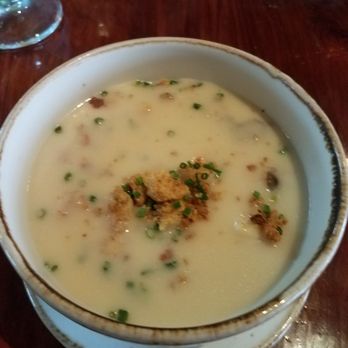 The Sur House - 1st Course: Cauliflower Soup w/maple truffle crumb & hon-shimeji mushroom ~ absolutely divine!! - New American Near Me - Big Sur, California The Sur House - 1st Course: Cauliflower Soup w/maple truffle crumb & hon-shimeji mushroom ~ absolutely divine!! - New American Near Me - Big Sur, California