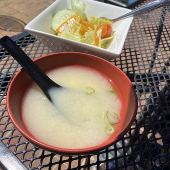 Sushi Republic - Miso Soup and Salad with lunch special - Sushi Bars Near Me - Greensboro, North Carolina Sushi Republic - Miso Soup and Salad with lunch special - Sushi Bars Near Me - Greensboro, North Carolina
