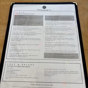 The Sourdough - Menu - Bakeries Near Me - St. Petersburg, Florida The Sourdough - Menu - Bakeries Near Me - St. Petersburg, Florida