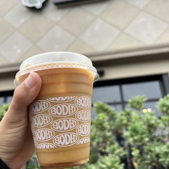 Bodhi Leaf Coffee Traders - Cold brew with oat milk - Coffee & Tea Near Me - Orange, California Bodhi Leaf Coffee Traders - Cold brew with oat milk - Coffee & Tea Near Me - Orange, California