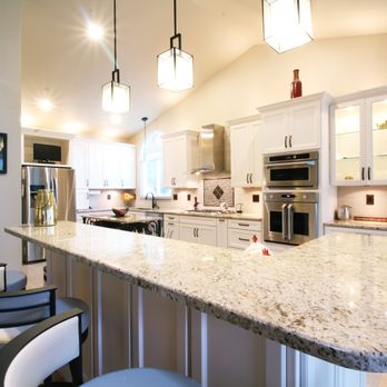 Morganco Design Build - a kitchen with granite countertops - General Contractors Near Me - Chesterfield, Missouri