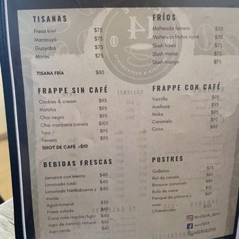 Café 14 - Menu - Breakfast & Brunch Near Me - Hermosillo, SON
