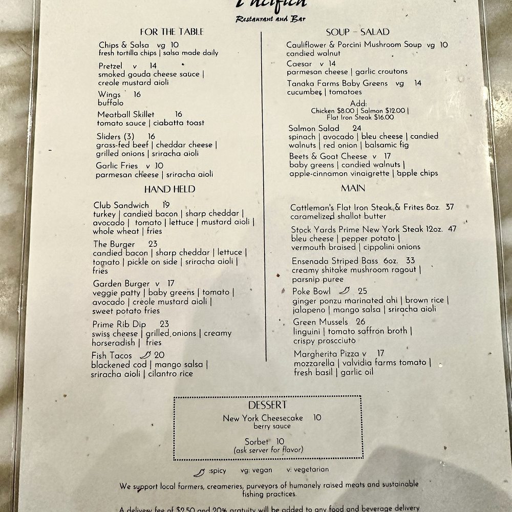 90 Pacifica - the menu for the restaurant - New American Near Me - Irvine, California 90 Pacifica - the menu for the restaurant - New American Near Me - Irvine, California