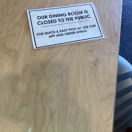 ?  Really?  There are customers sitting in the booths eating now...