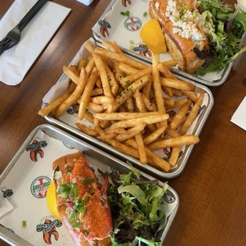 Lobster Guys - Maine Style Lobster Roll, Crab Roll, Fries (Regular) - Seafood Near Me - Long Beach, California Lobster Guys - Maine Style Lobster Roll, Crab Roll, Fries (Regular) - Seafood Near Me - Long Beach, California