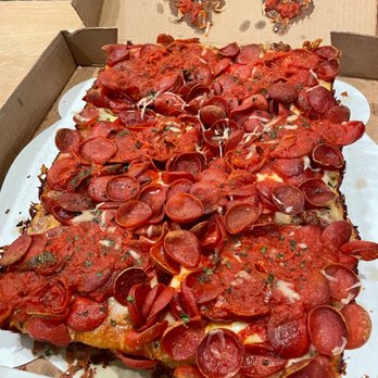 Good Pie - NEW  XXX Triple Pepperoni Detroit Style - Pizza Near Me - Las Vegas, Nevada