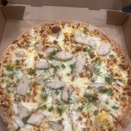 Fresh pizza Mr. Jims hooked me up with this yard bird pizza