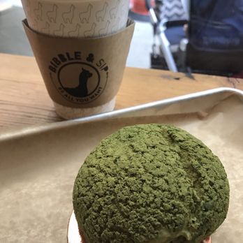 Bibble & Sip - Latte with matcha puff - love! - Coffee & Tea Near Me - New York, New York Bibble & Sip - Latte with matcha puff - love! - Coffee & Tea Near Me - New York, New York