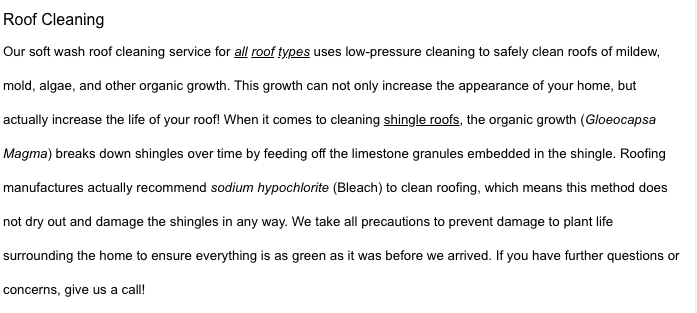 Slide of Westlake Washing