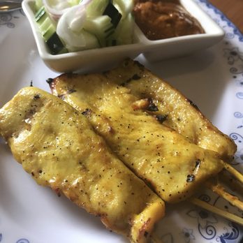 Thai Kitchen - Appetizer : chicken satay - Thai Near Me - Lodi, California Thai Kitchen - Appetizer : chicken satay - Thai Near Me - Lodi, California