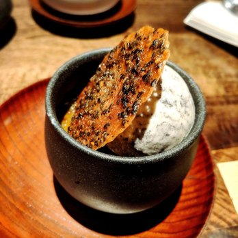 Cha-An - Black sesame brulee. - Japanese Near Me - New York, New York Cha-An - Black sesame brulee. - Japanese Near Me - New York, New York