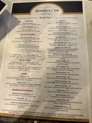 Menu photo 6 The Breakfast Club Silver Spring, MD