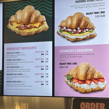 Lviv Croissants - The menu prices don't match - Cafes Near Me - Fair Oaks, California