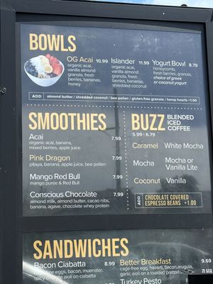 Menu photo 8 Better Buzz Coffee Point Loma San Diego, CA Menu photo 8 Better Buzz Coffee Point Loma San Diego, CA