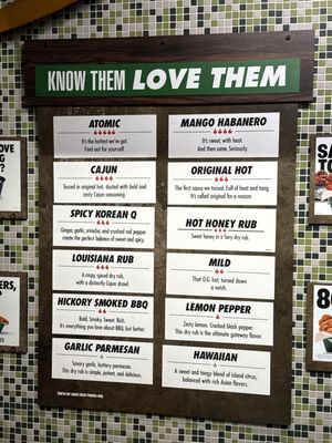 Menu photo 3 Wingstop Tujunga, CA