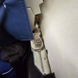 Delta Air Lines - By the window seat - recommend cleaning more often!