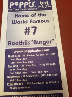 Menu photo 4 Peppi's Pittsburgh, PA