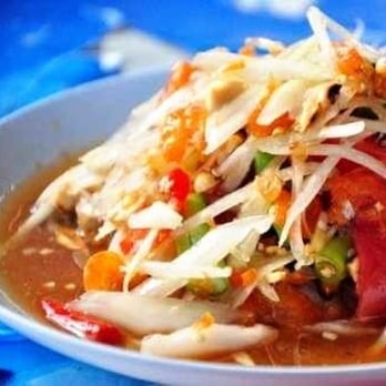 E-San Thai Food - Papaya salad - Thai Near Me - Austin, Texas E-San Thai Food - Papaya salad - Thai Near Me - Austin, Texas