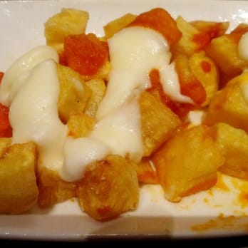 Ciutat Comtal - Spicy hot, garlicky patatas bravas with aioli.....addicting - Tapas Bars Near Me - Barcelona, B