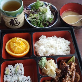 Sakura Sushi - Lunch special of CA roll and teriyaki chicken - Sushi Bars Near Me - San Rafael, California Sakura Sushi - Lunch special of CA roll and teriyaki chicken - Sushi Bars Near Me - San Rafael, California