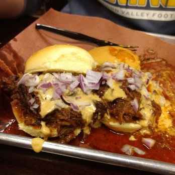 Monk's BBQ - This is the best thing they've ever had here.  Brisket Sloppy Joe.  It's fabulous. - Barbeque Near Me - Purcellville, Virginia